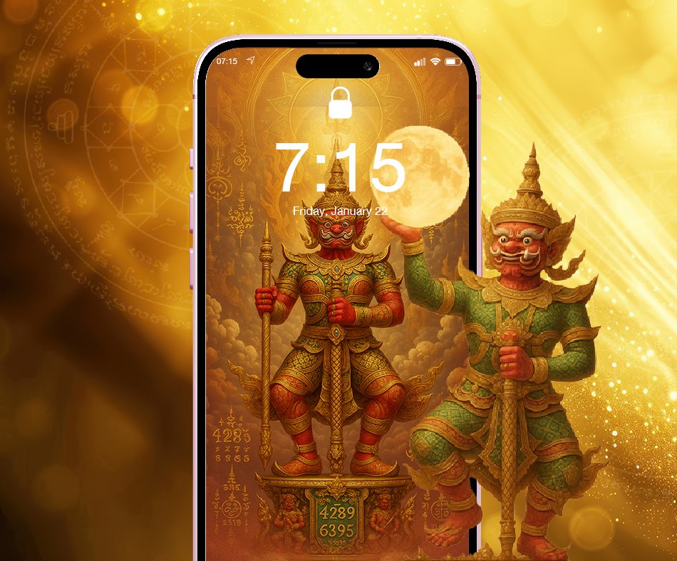 泰國守財天神桌布・手機桌布開運版|泰神選品 Thai God Pick